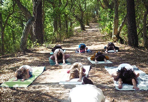 Imagem aula de Yoga para crianças