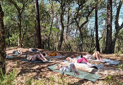 Imagem aula de Yoga para crianças