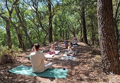 Imagem aula de Yoga para crianças